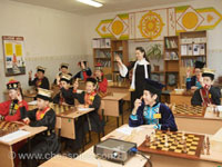 Campeón mundial de ajedrez Alexandra Kosteniuk visitó Kalmukia